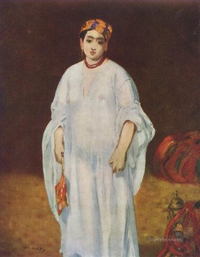 Mujer joven con atuendo oriental Eduard Manet Pinturas al óleo